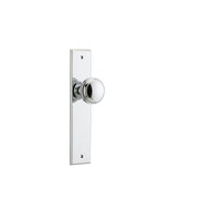 Paddington Knob Polished Chrome Chamfered Backplate