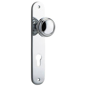 Paddington Knob Oval Backplate Polished Chrome