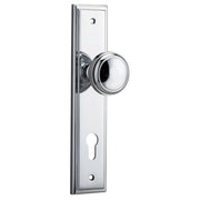 Paddington Knob Stepped Backplate Polished Chrome