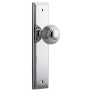 Guildford Knob Stepped Backplate Polished Chrome