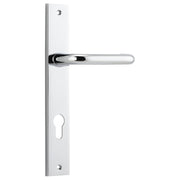 Oslo Lever Rectangular Backplate Polished Chrome