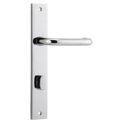 Oslo Lever Rectangular Backplate Polished Chrome