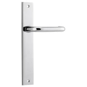 Oslo Lever Rectangular Backplate Polished Chrome