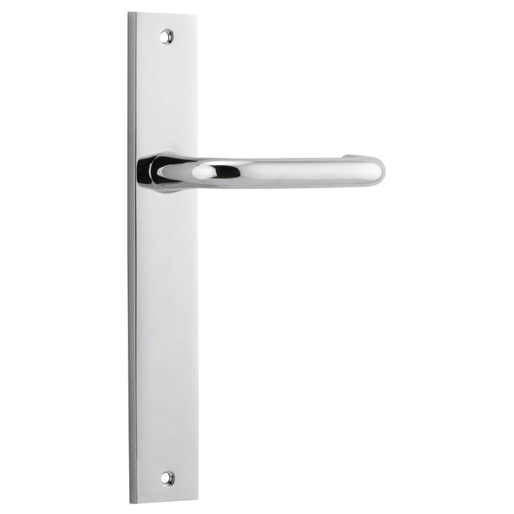 Oslo Lever Rectangular Backplate Polished Chrome