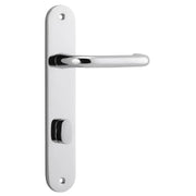 Oslo Lever Oval Backplate Polished Chrome