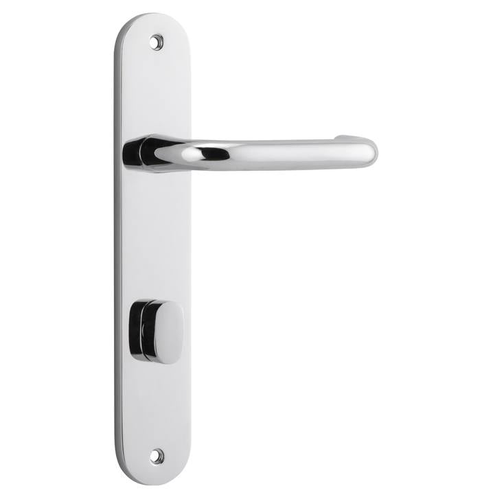 Oslo Lever Oval Backplate Polished Chrome