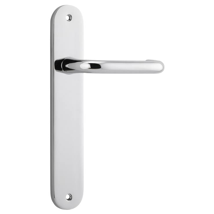 Oslo Lever Oval Backplate Polished Chrome
