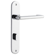 Baltimore Return Lever Oval Backplate Polished Chrome