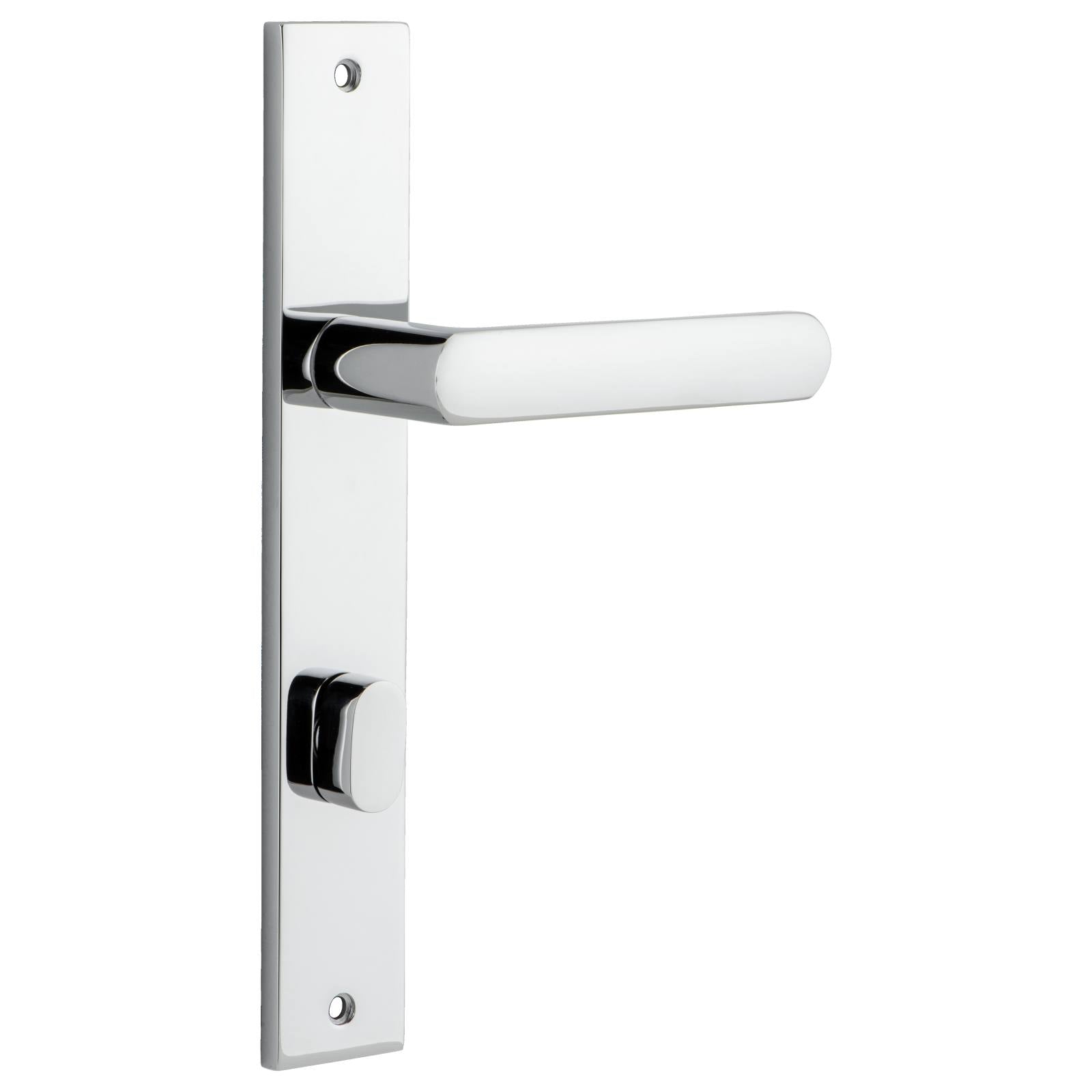 Osaka Lever Rectangular Backplate Polished Chrome