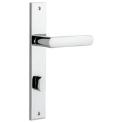 Osaka Lever Rectangular Backplate Polished Chrome