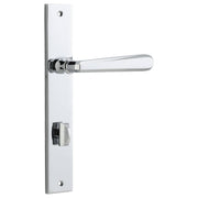 Copenhagen Lever Rectangular Backplate Polished Chrome