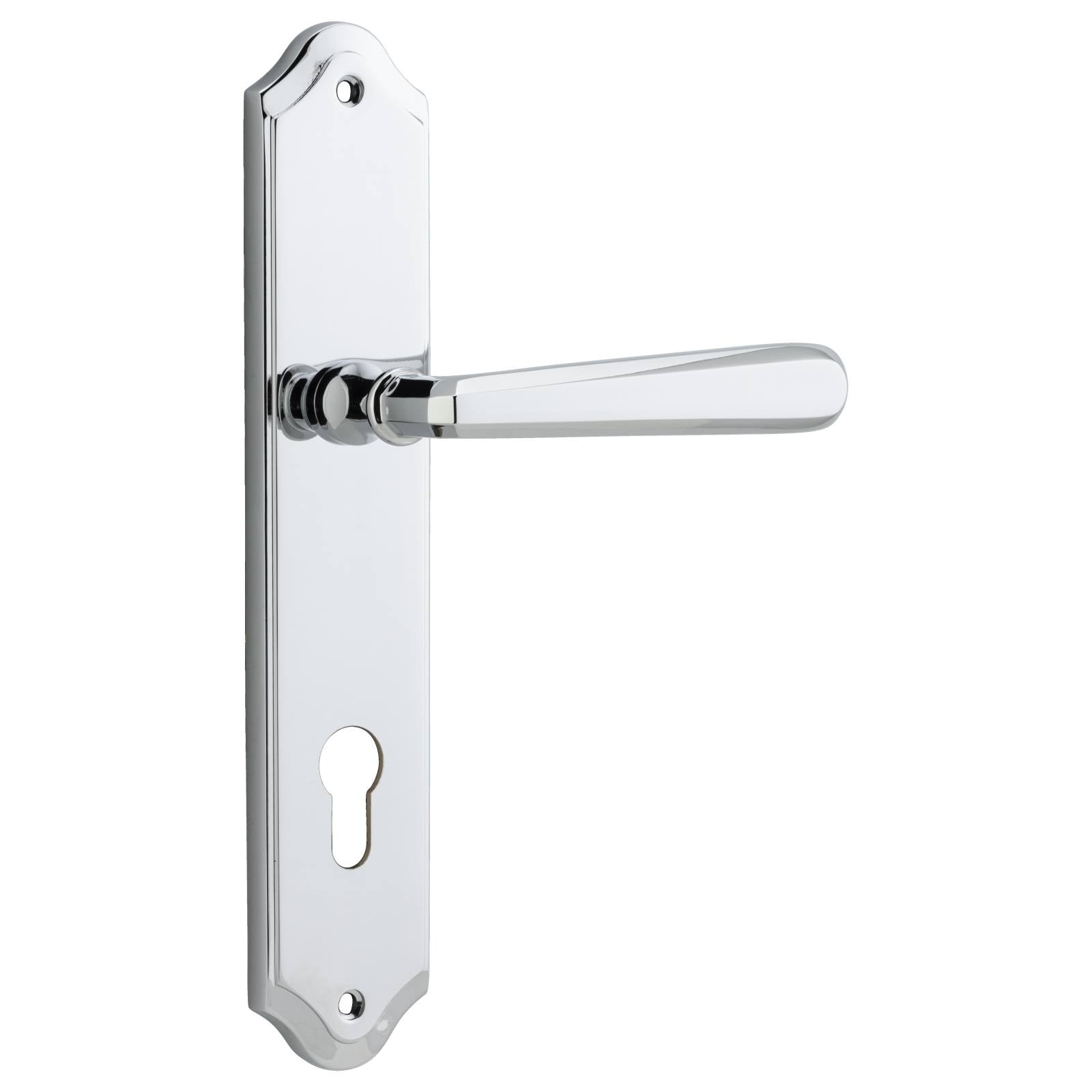 Copenhagen Lever Shouldered Backplate Polished Chrome