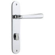 Copenhagen Lever Oval Backplate Polished Chrome