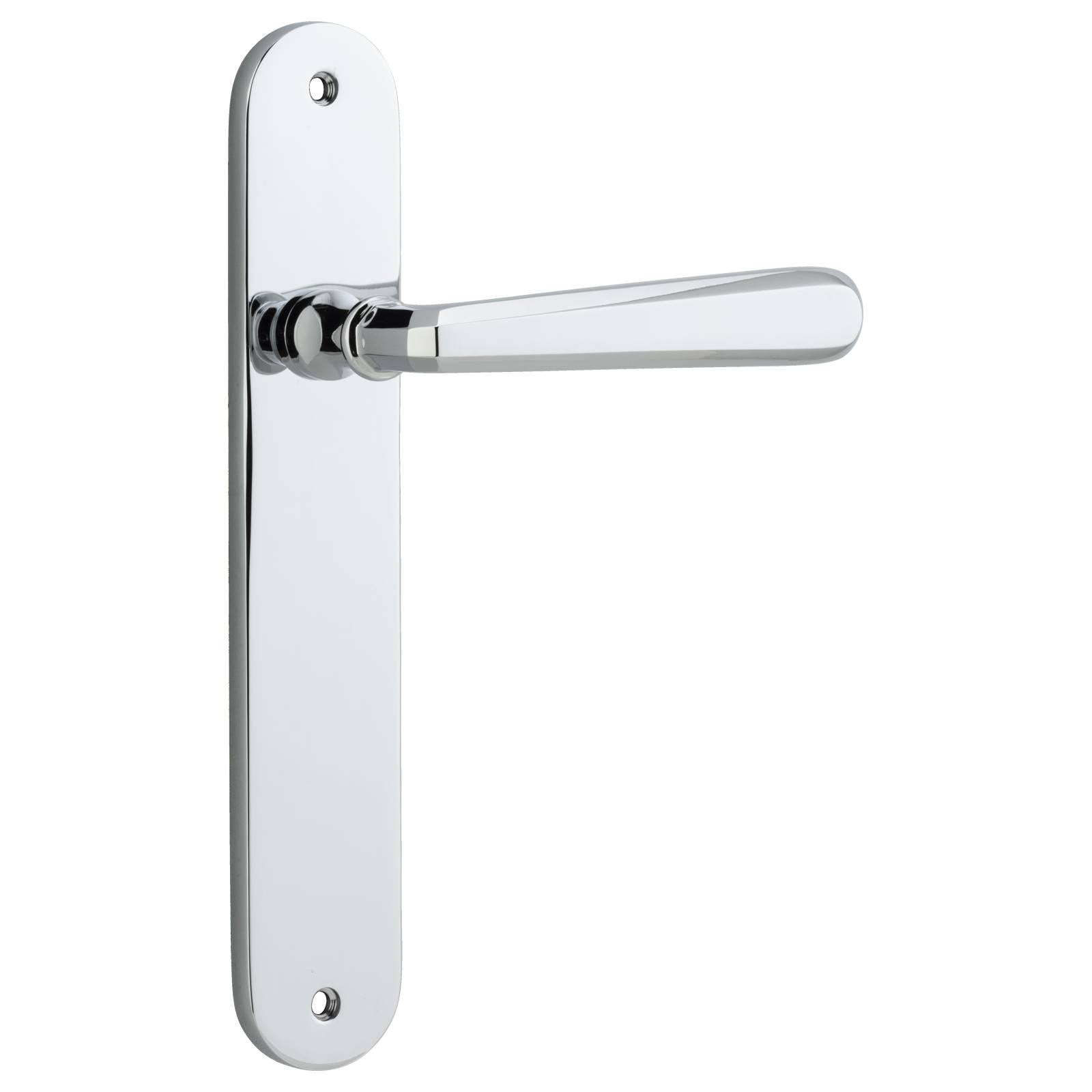 Copenhagen Lever Oval Backplate Polished Chrome