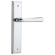 Copenhagen Lever Stepped Backplate Polished Chrome