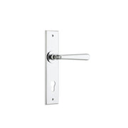 Copenhagen Lever Polished Chrome Chamfered Backplate