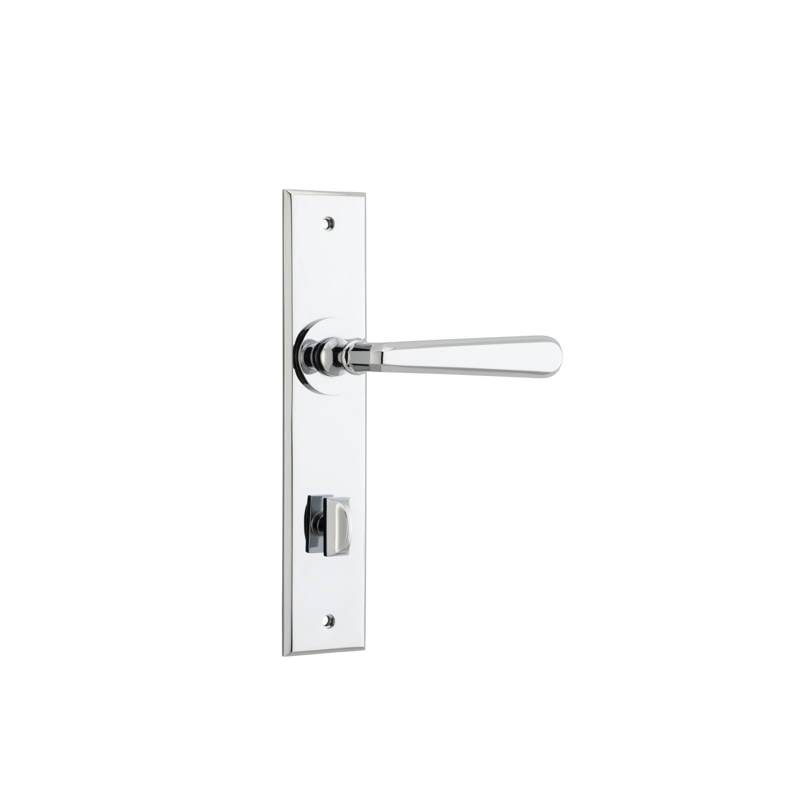 Copenhagen Lever Polished Chrome Chamfered Backplate