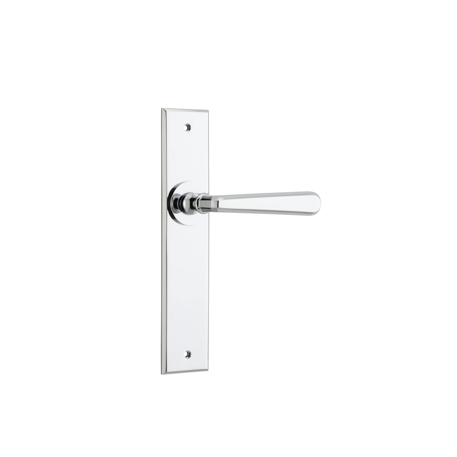 Copenhagen Lever Polished Chrome Chamfered Backplate