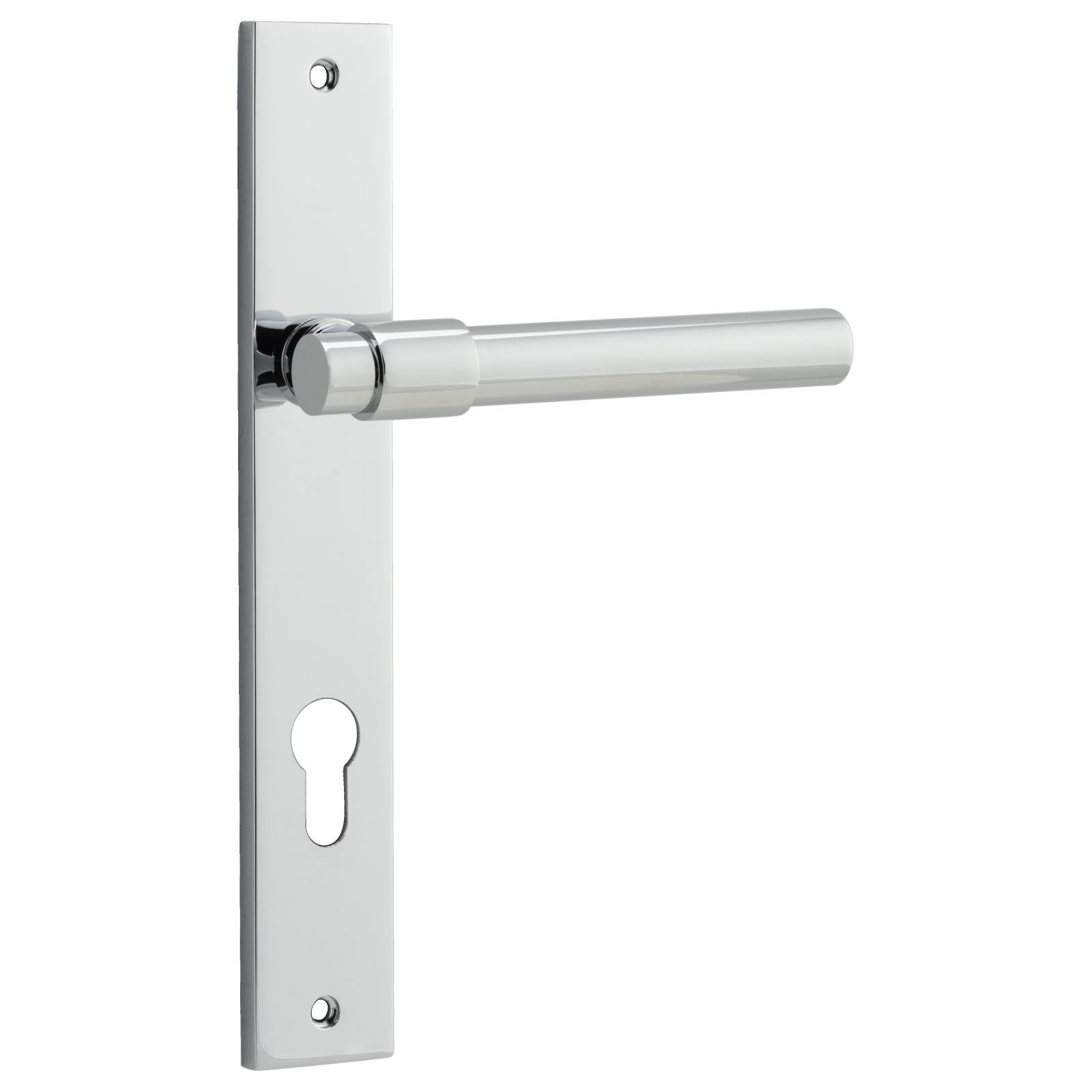 Helsinki Lever Rectangular Backplate Polished Chrome