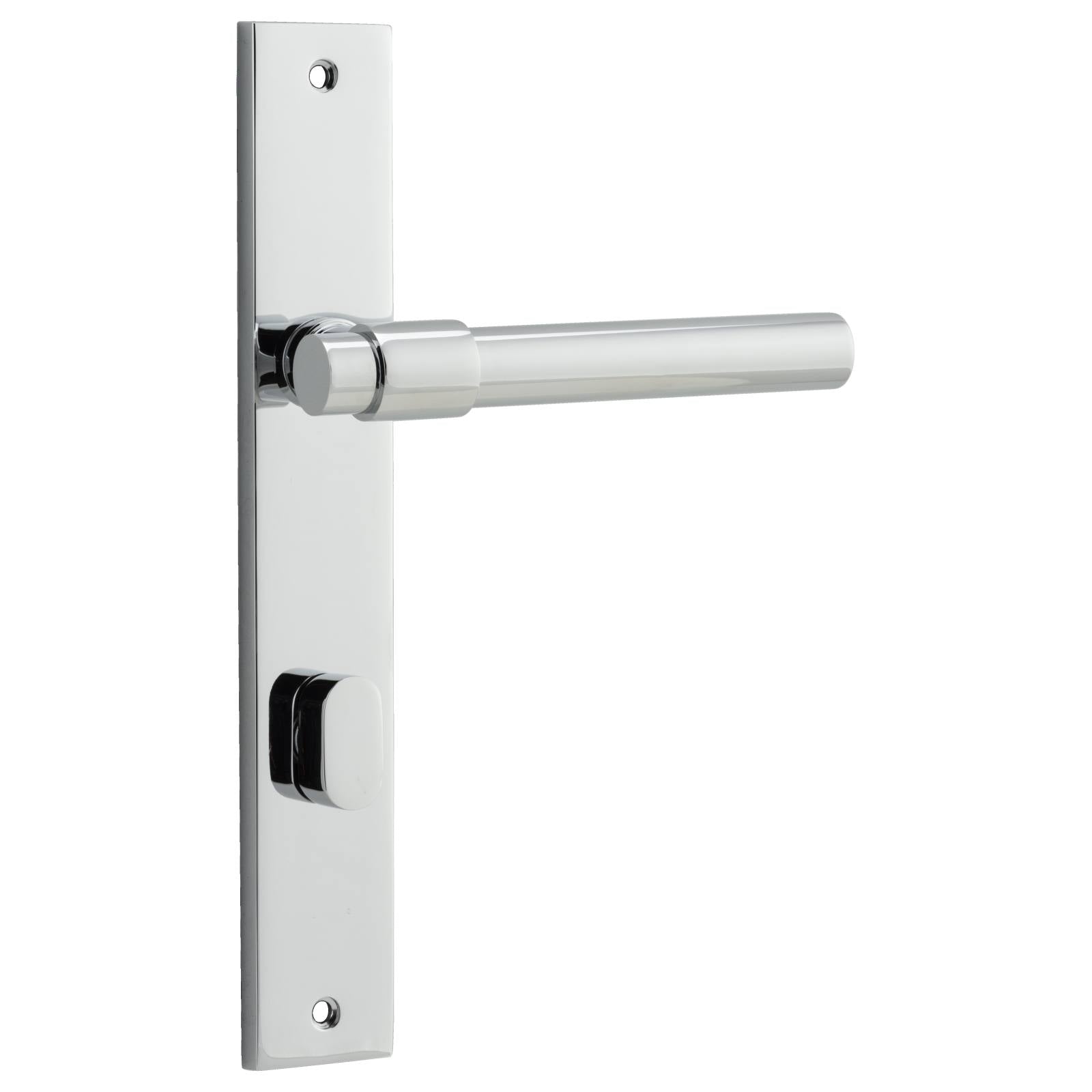Helsinki Lever Rectangular Backplate Polished Chrome