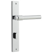 Helsinki Lever Rectangular Backplate Polished Chrome