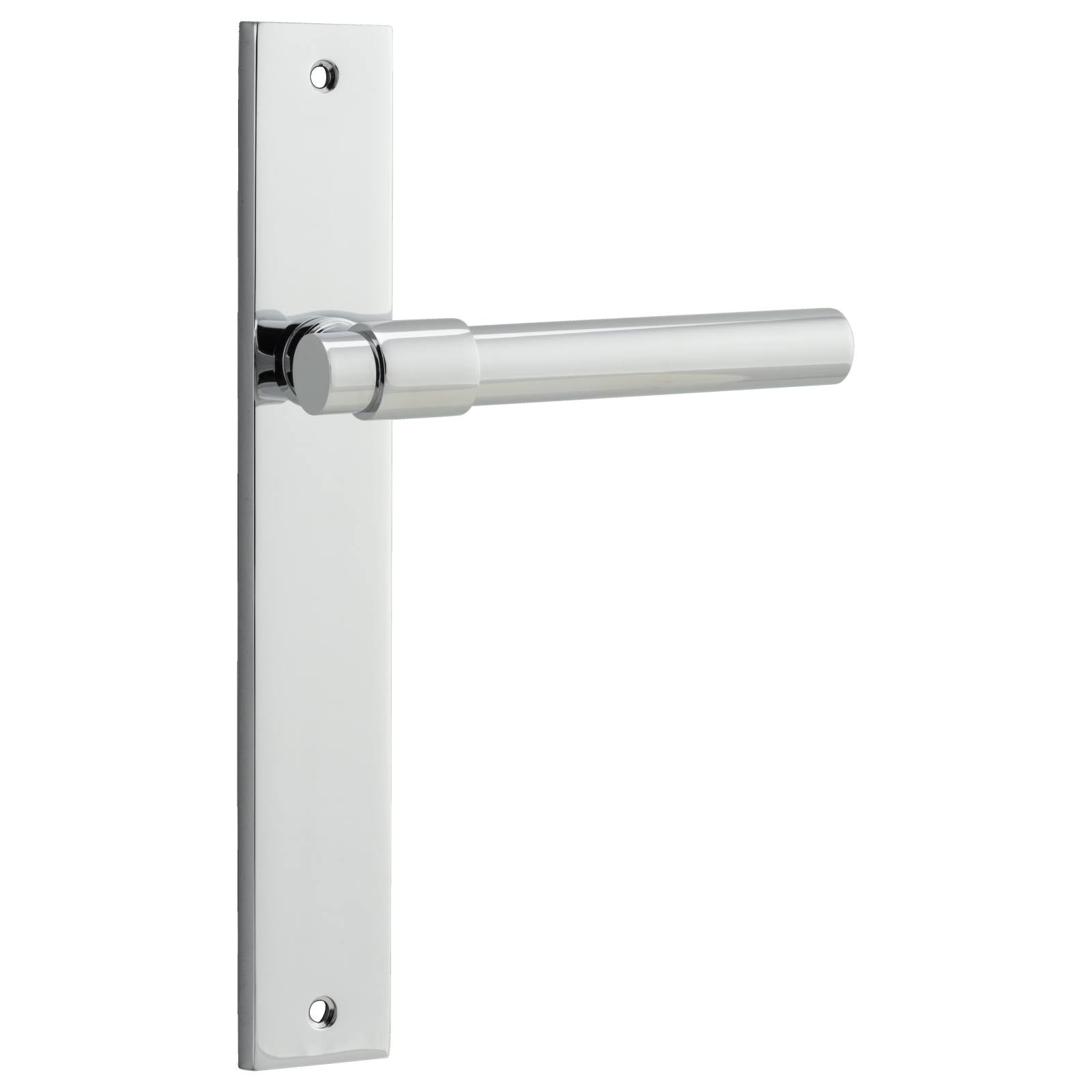 Helsinki Lever Rectangular Backplate Polished Chrome