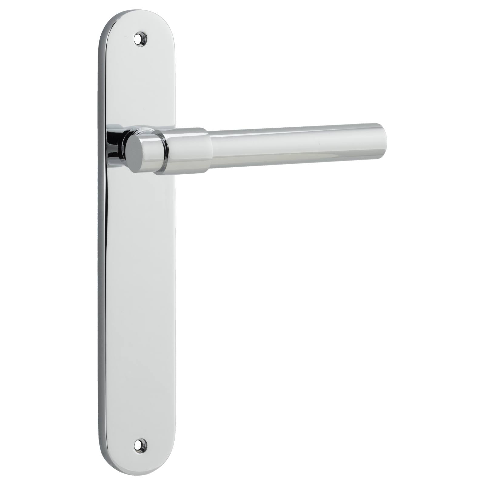 Helsinki Lever Oval Backplate Polished Chrome