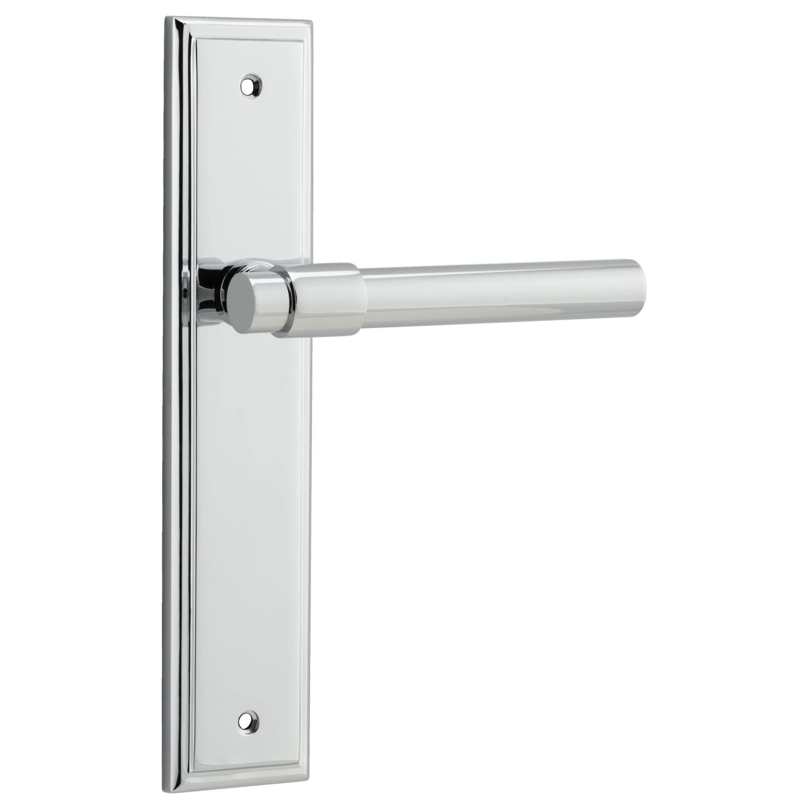 Helsinki Lever Stepped Backplate Polished Chrome