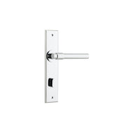 Helsinki Lever Polished Chrome Chamfered Backplate