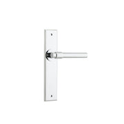 Helsinki Lever Polished Chrome Chamfered Backplate