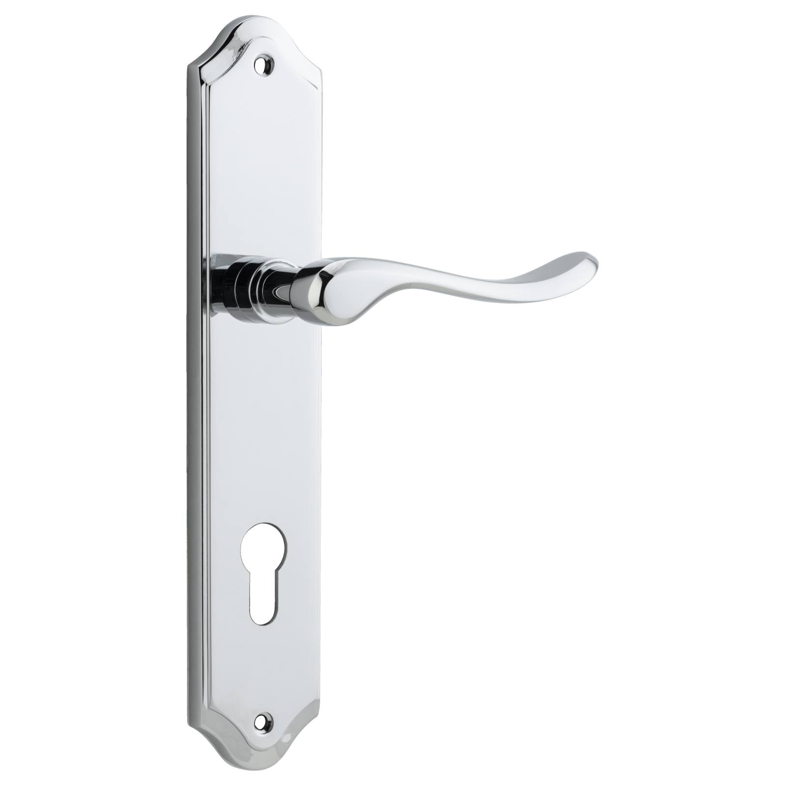Stirling Lever Shouldered Backplate Polished Chrome
