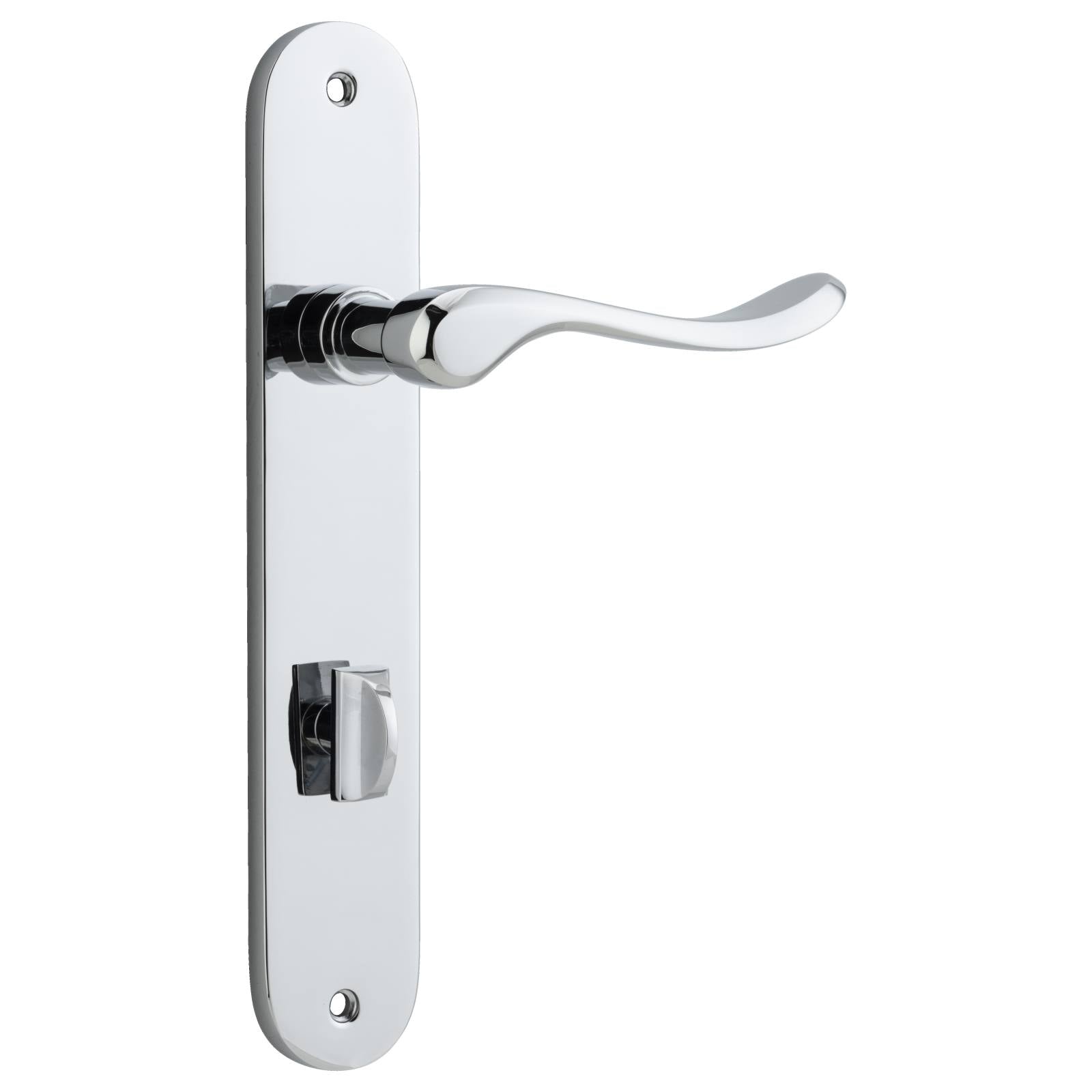 Stirling Lever Oval Backplate Polished Chrome