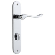 Stirling Lever Oval Backplate Polished Chrome