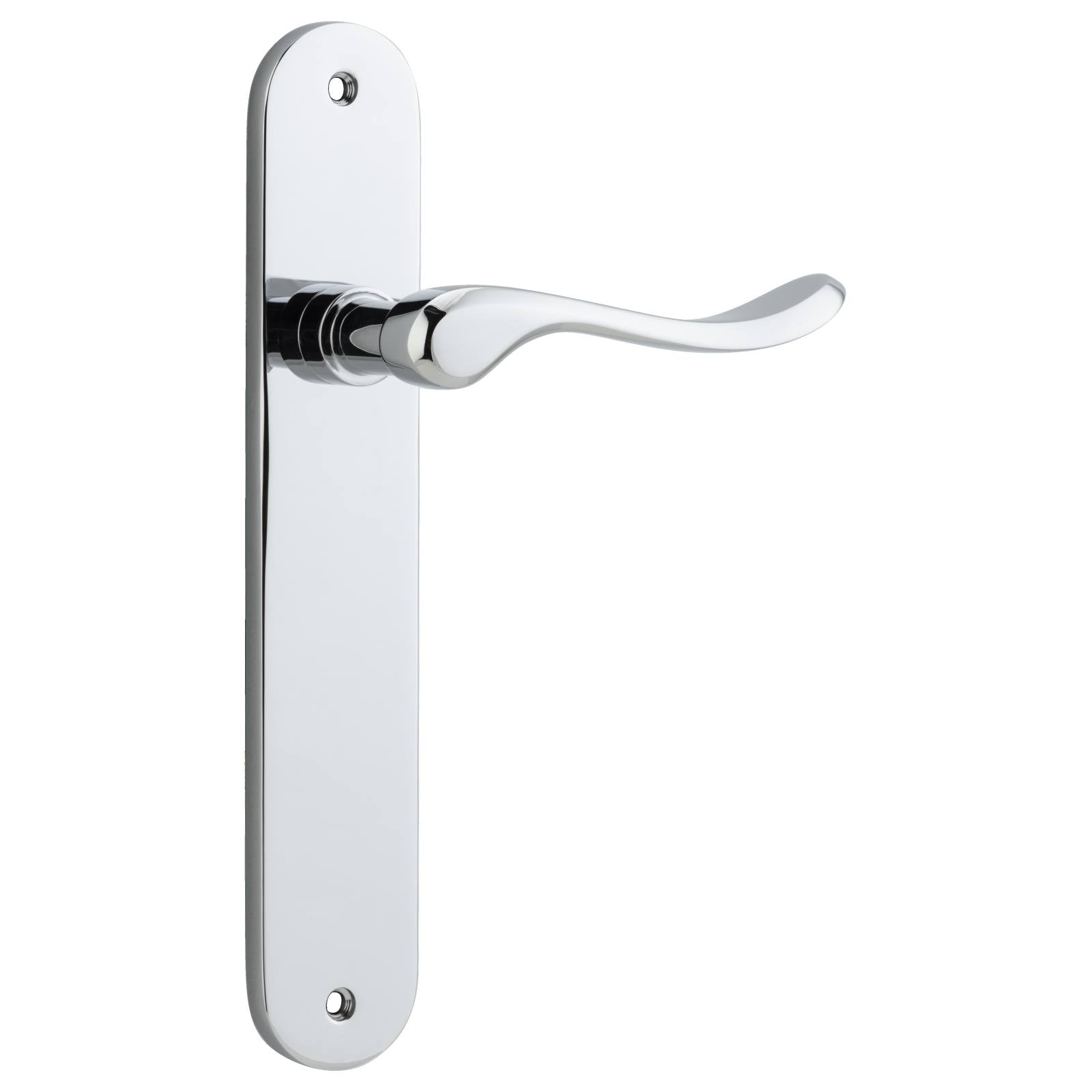 Stirling Lever Oval Backplate Polished Chrome