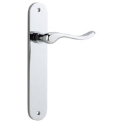 Stirling Lever Oval Backplate Polished Chrome
