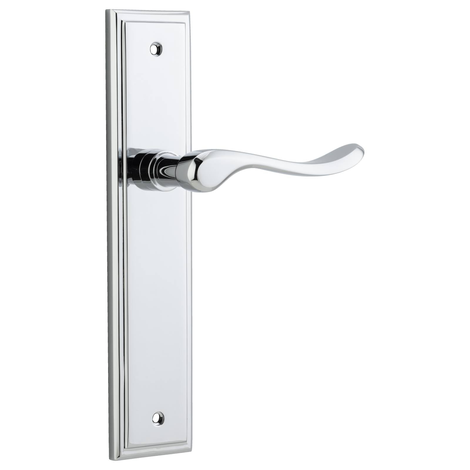 Stirling Lever Stepped Backplate Polished Chrome