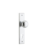 Cambridge Knob Polished Chrome Chamfered Backplate