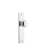 Cambridge Knob Polished Chrome Chamfered Backplate
