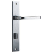 Annecy Lever Rectangular Backplate Brushed Chrome