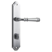 Verona Lever Shouldered Backplate Brushed Chrome