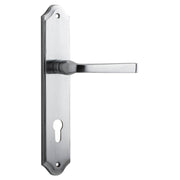 Annecy Lever Shouldered Backplate Brushed Chrome