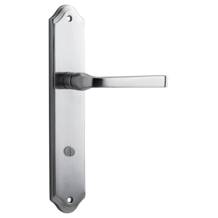 Annecy Lever Shouldered Backplate Brushed Chrome
