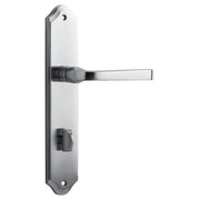 Annecy Lever Shouldered Backplate Brushed Chrome