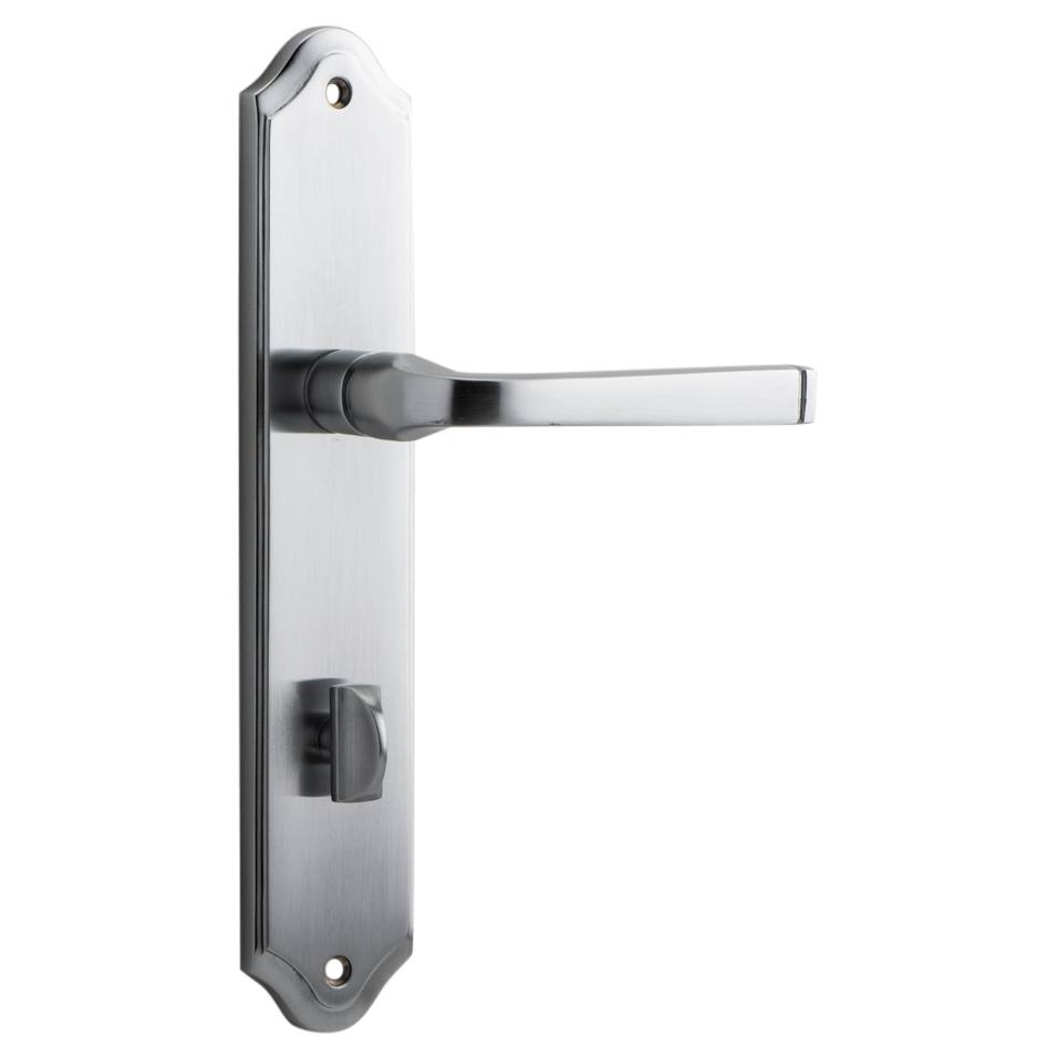 Annecy Lever Shouldered Backplate Brushed Chrome
