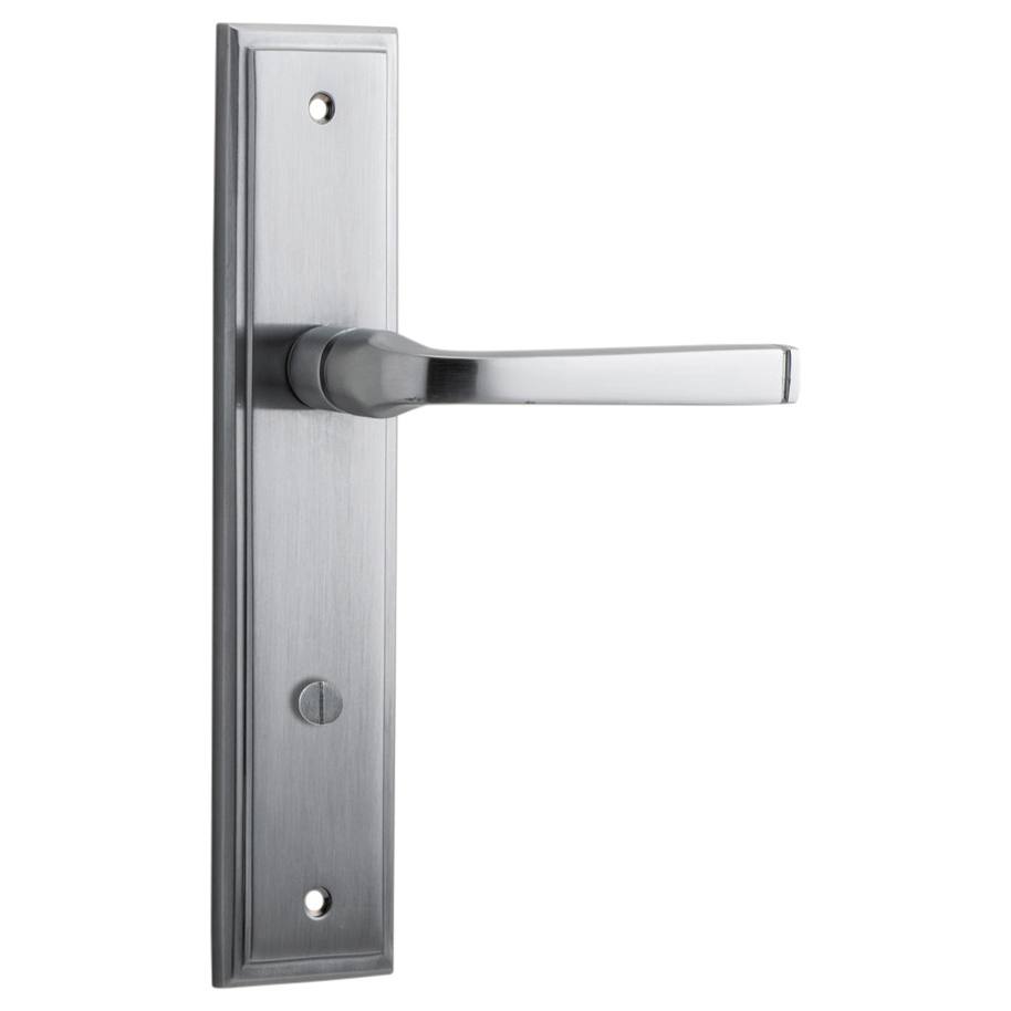 Annecy Lever Stepped Backplate Brushed Chrome