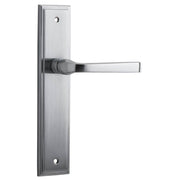 Annecy Lever Stepped Backplate Brushed Chrome