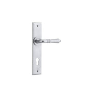 Sarlat Lever Brushed Chrome Chamfered Backplate