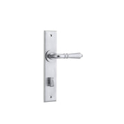 Sarlat Lever Brushed Chrome Chamfered Backplate