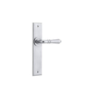 Sarlat Lever Brushed Chrome Chamfered Backplate