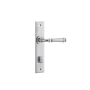 Verona Lever Brushed Chrome Chamfered Backplate